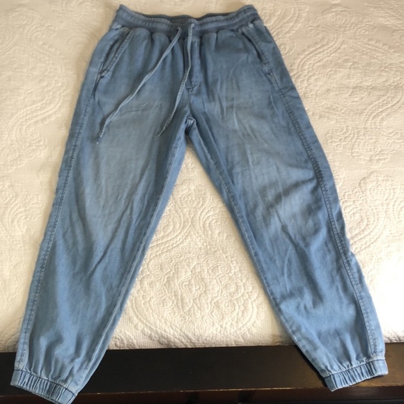 GAP WOMAN Pull on Joggers Medium Indigo Denim Jean Size S - Picture 7 of 12